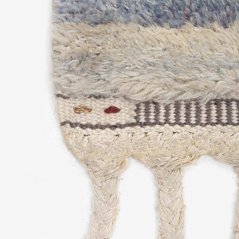 Barbro Nilsson, a carpet, 'Sandbotten', knotted pile, c. 215  x 186 cm, signed AB MMF BN.