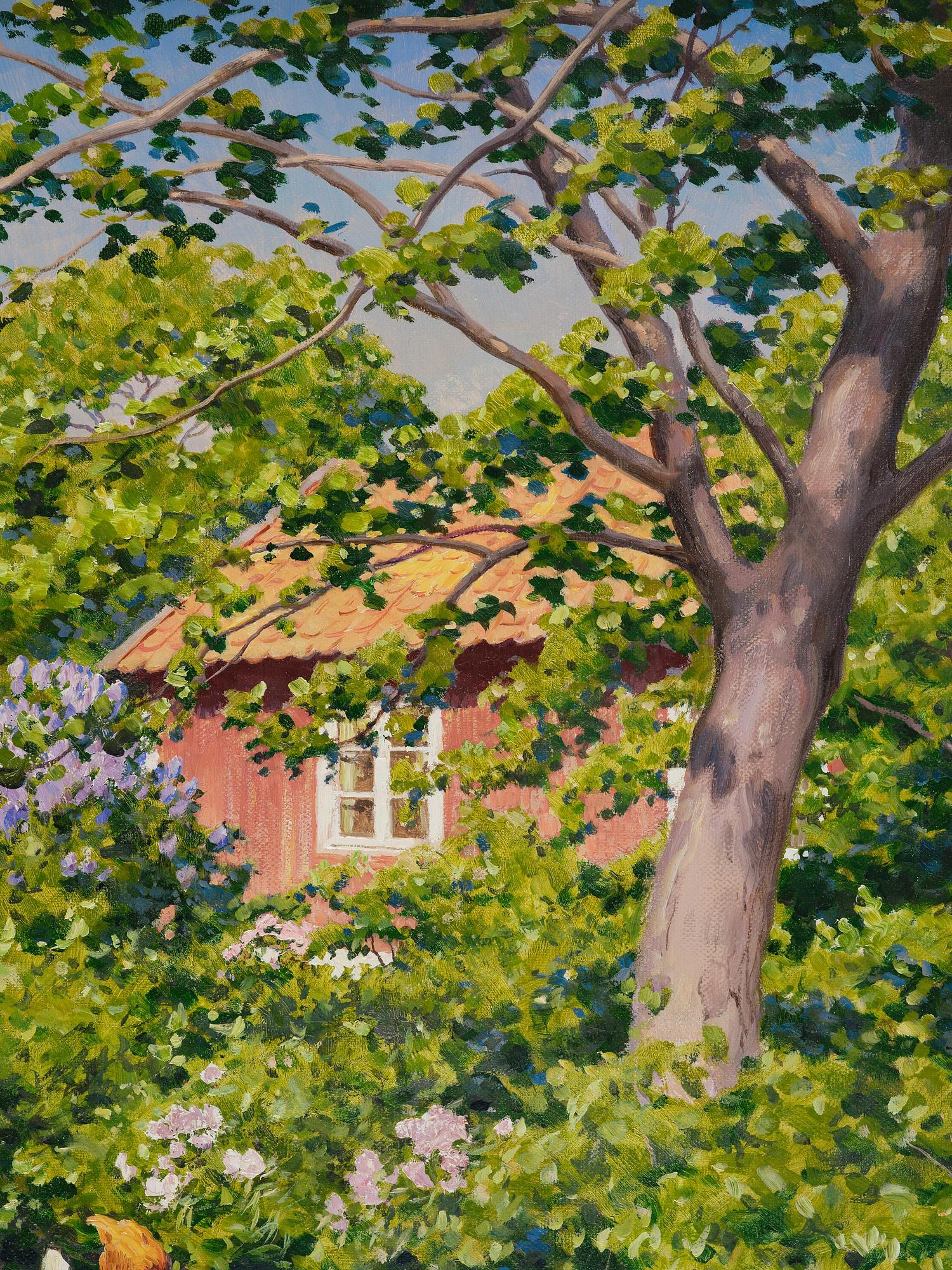 Johan Krouthén, Summer garden.