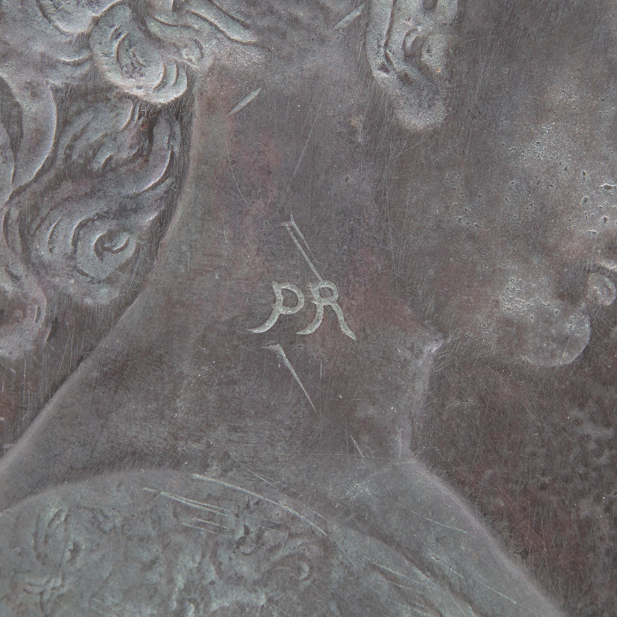 Relief, brons, Sankt Cecilia, 1900-tal.