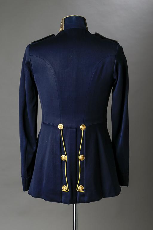 UNIFORM och KÄPPI, m/1886. Sverige. För fanjunkare vid infanteriet, Dalregementet. 1900-talets början.