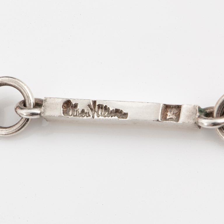 Wiwen Nilsson, a sterling and rock crystal necklace, Lund, Sweden 1965.