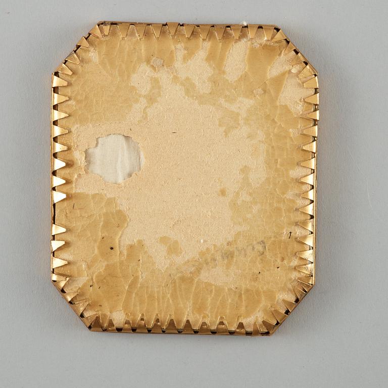 Carl Gottlob Schmeidler, Damporträtt, höftbild.