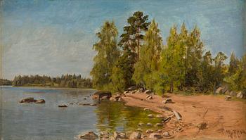 Elias Muukka, Lake Landscape.