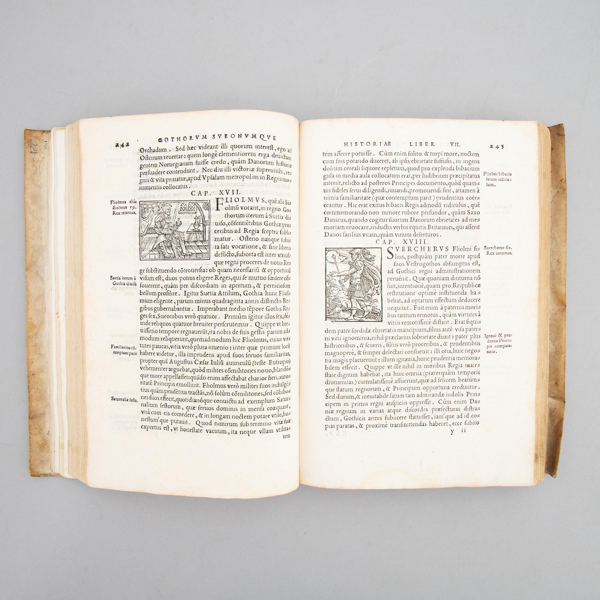The rare variant state of Johannes Magnus’ Historia, 1554.