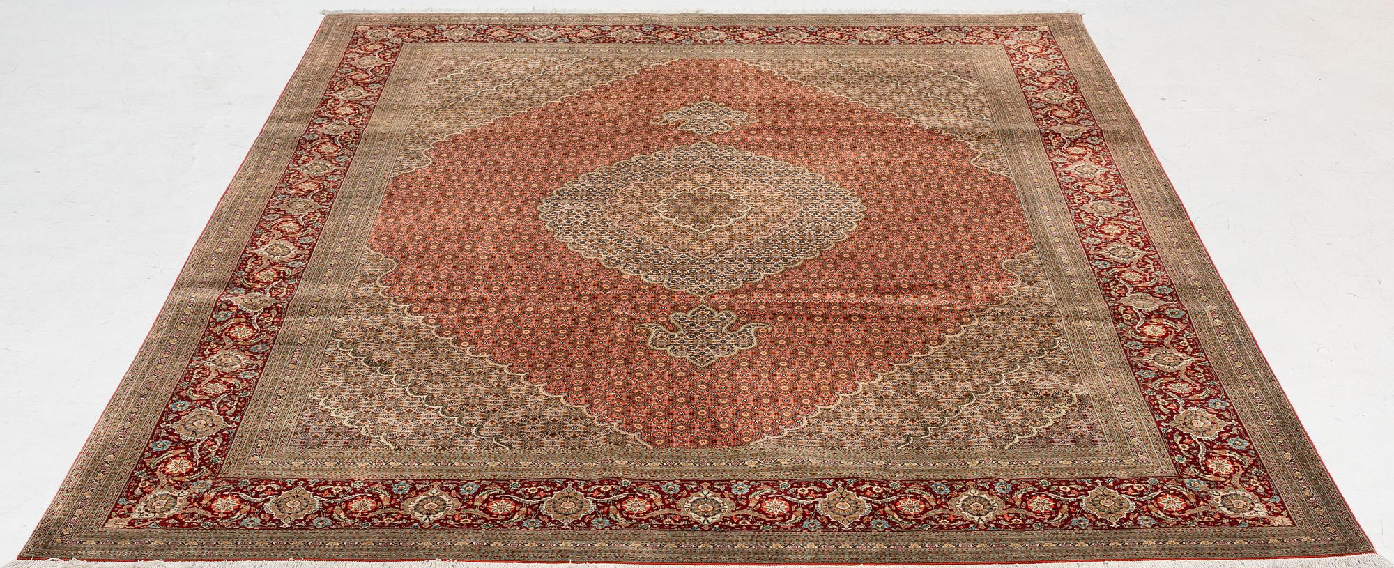 Carpet, Tabriz, approx. 352 x 252 cm.