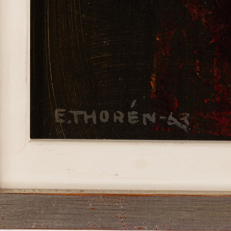 ESAIAS THORÉN, oil on panel, signed and dated -63.