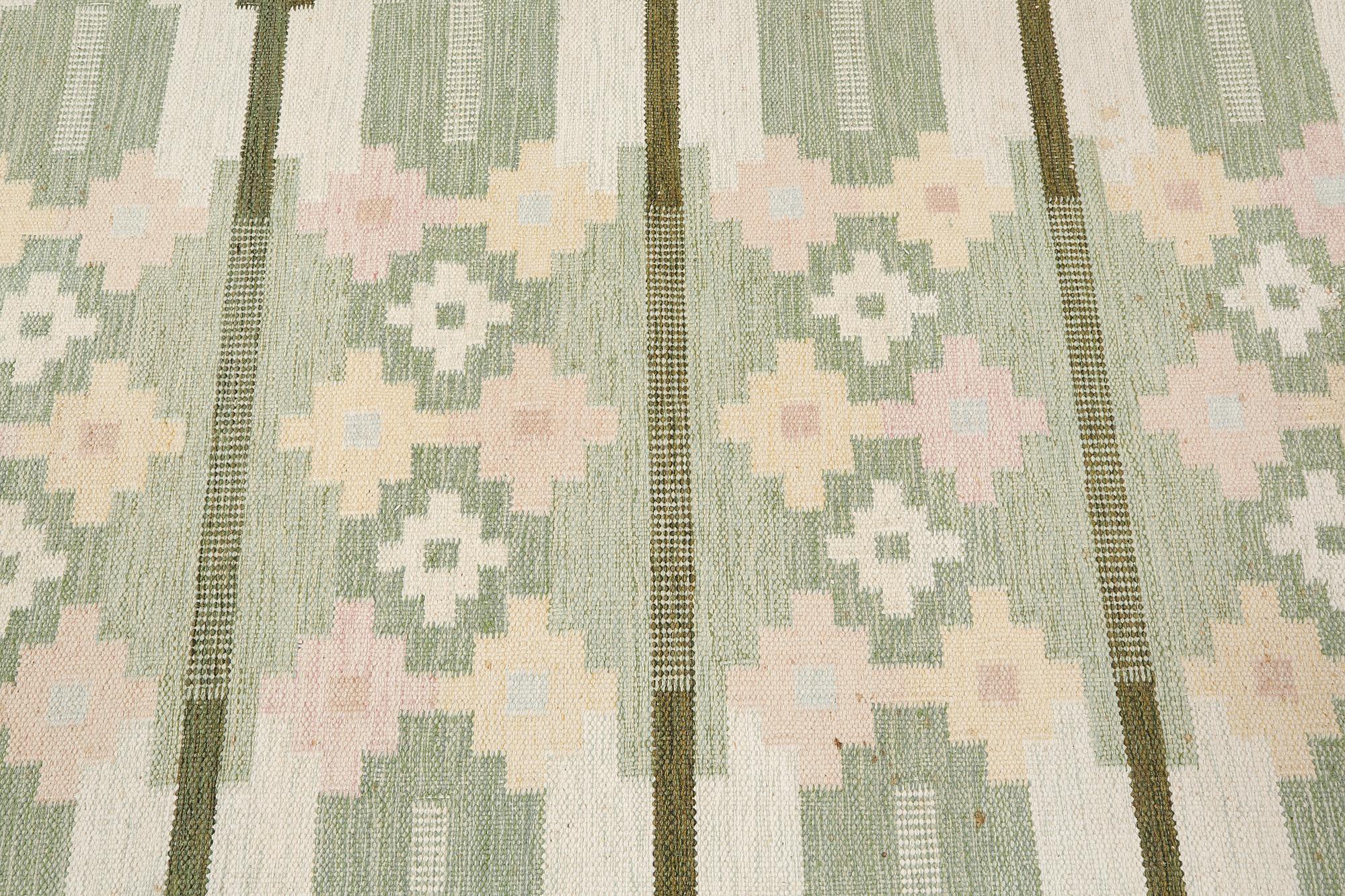MATTA, rölakan, Ingegerd Silow, 1900-talets andra hälft, 295x195 cm, signerad.
