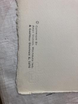 ANDY WARHOL, Silkscreen 1974, on Arches paper, signed with initials in pencil, and also signed and numbered 99/250 verso.