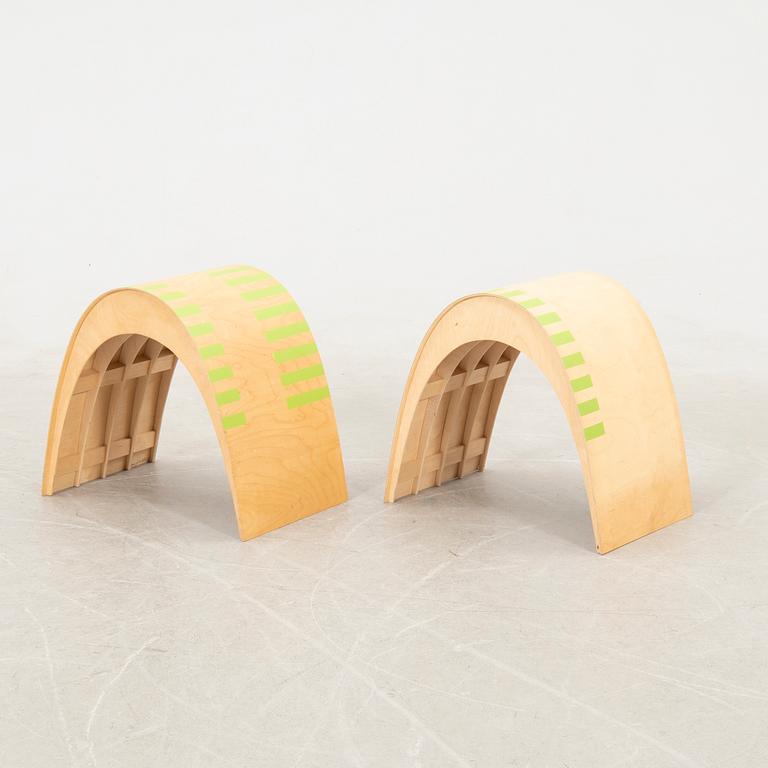 Maxjenny Forslund & Thomas Bentzen, stools 2 pcs 2001.