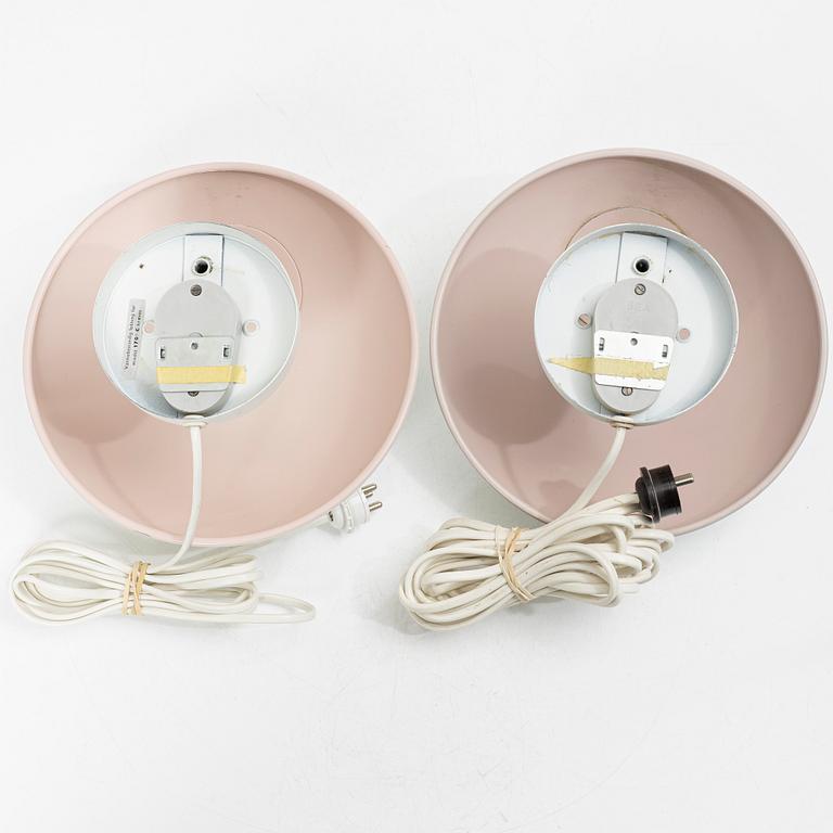 Louis Poulsen, a pair of model 33058/ 'PH Hat' wall lights, Denmark.