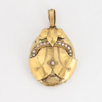 MEDALJONG, med foto.