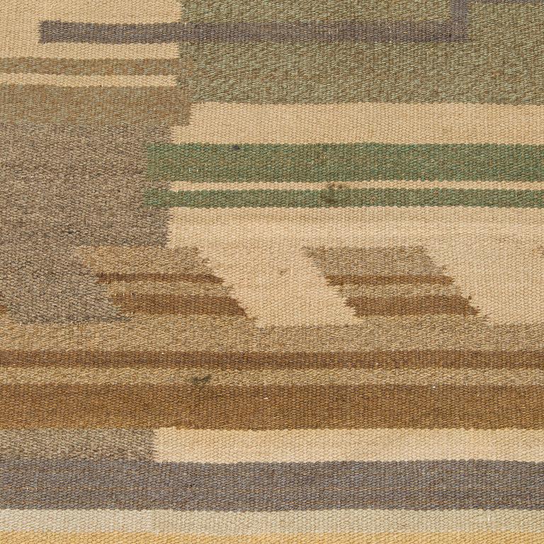 Greta Skogster-Lehtinen, possibly, A finnish flat weave carpet. Circa 270 x 170 cm.