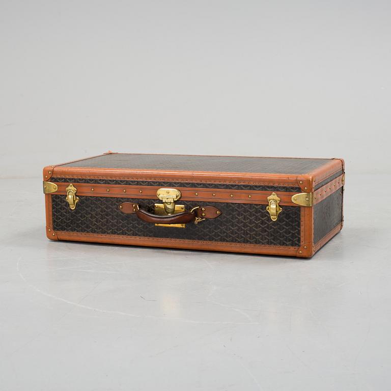 A Goyard suitcase, 1920's.