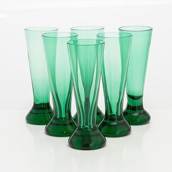 A set of 12 drinking glasses/shot glasses from Rejmyre.