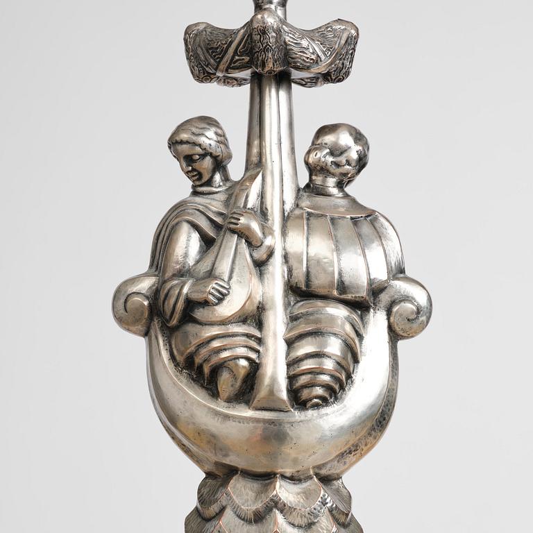 Per Torndahl, a Swedish Grace ceiling lamp, Atelier Torndahl, 1920s.
