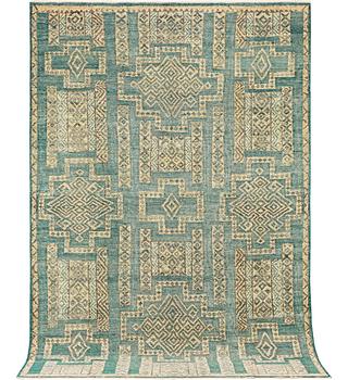A modern design Moroccan carpet, a. 309 x 204 cm.