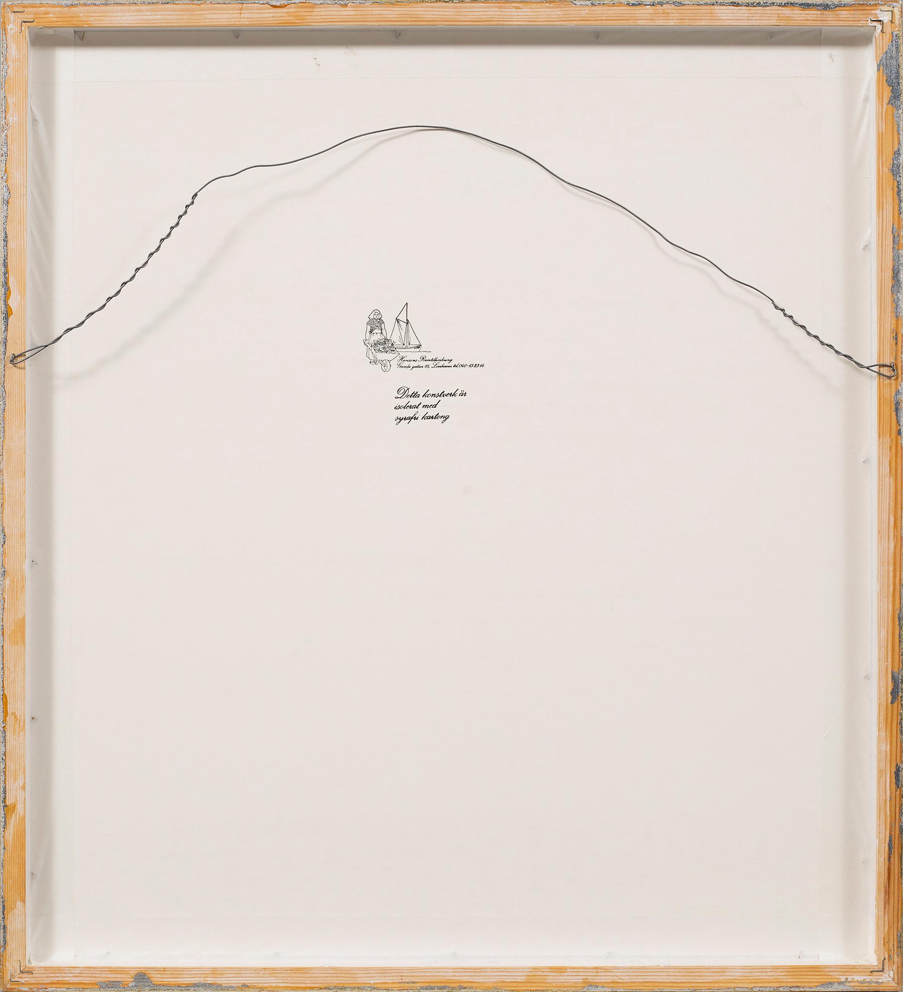 FERNANDEZ ARMAN, gouache on paper, signed, 1987.