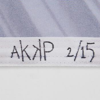 "AKKP" AKAY OCH KLISTERPETER, photography on mesh fabric, signed and numbered 2/15.