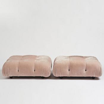 Mario Bellini, a pair of "Camaleonda" ottomans, B&B Italia, Italy, post 1970.