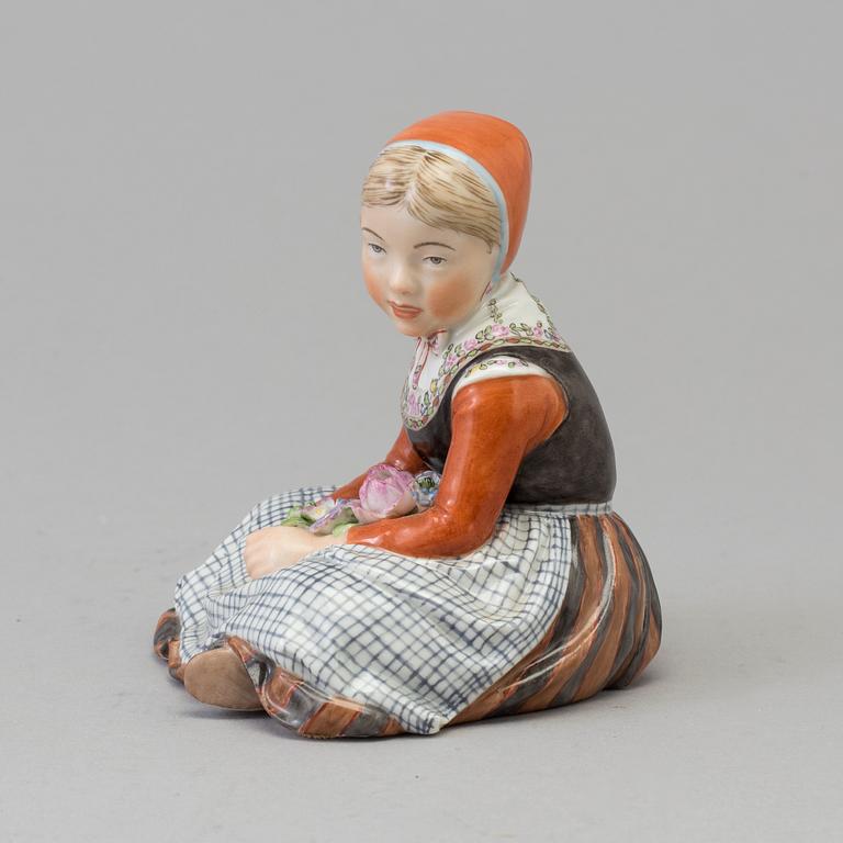 A Royal Copenhagen porcelain figure, 'Girl from Fyn', Denmark, 1960s.