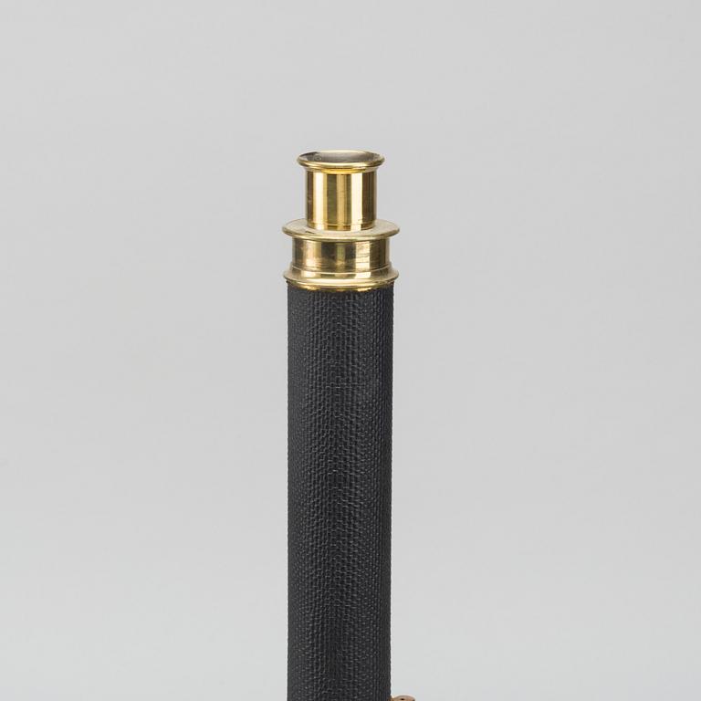 A Newton monocular microscope, mid 1800's.