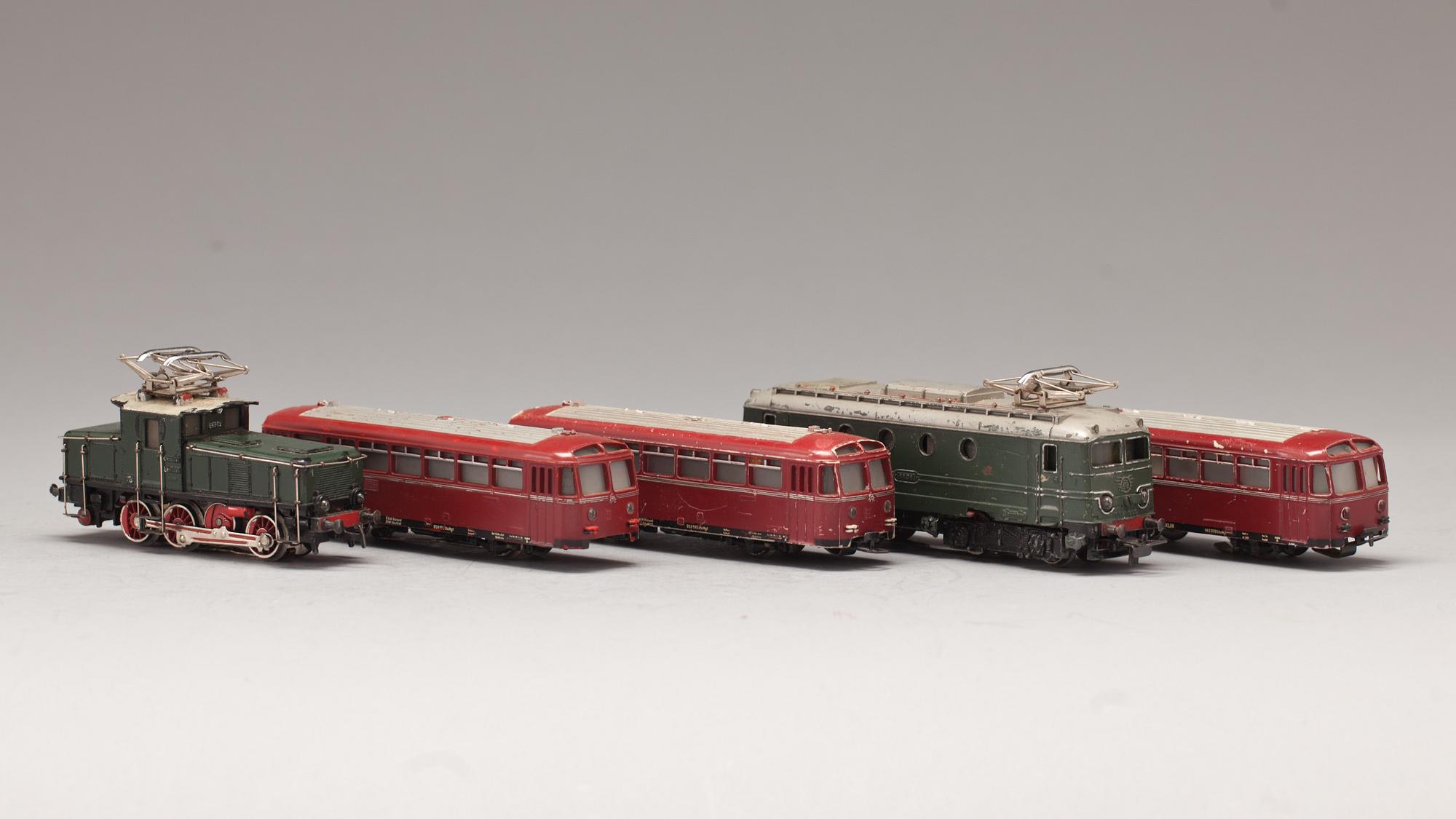 PARTI ELLOK, Märklin H0, 5 st, 1900-talets andra hälft.