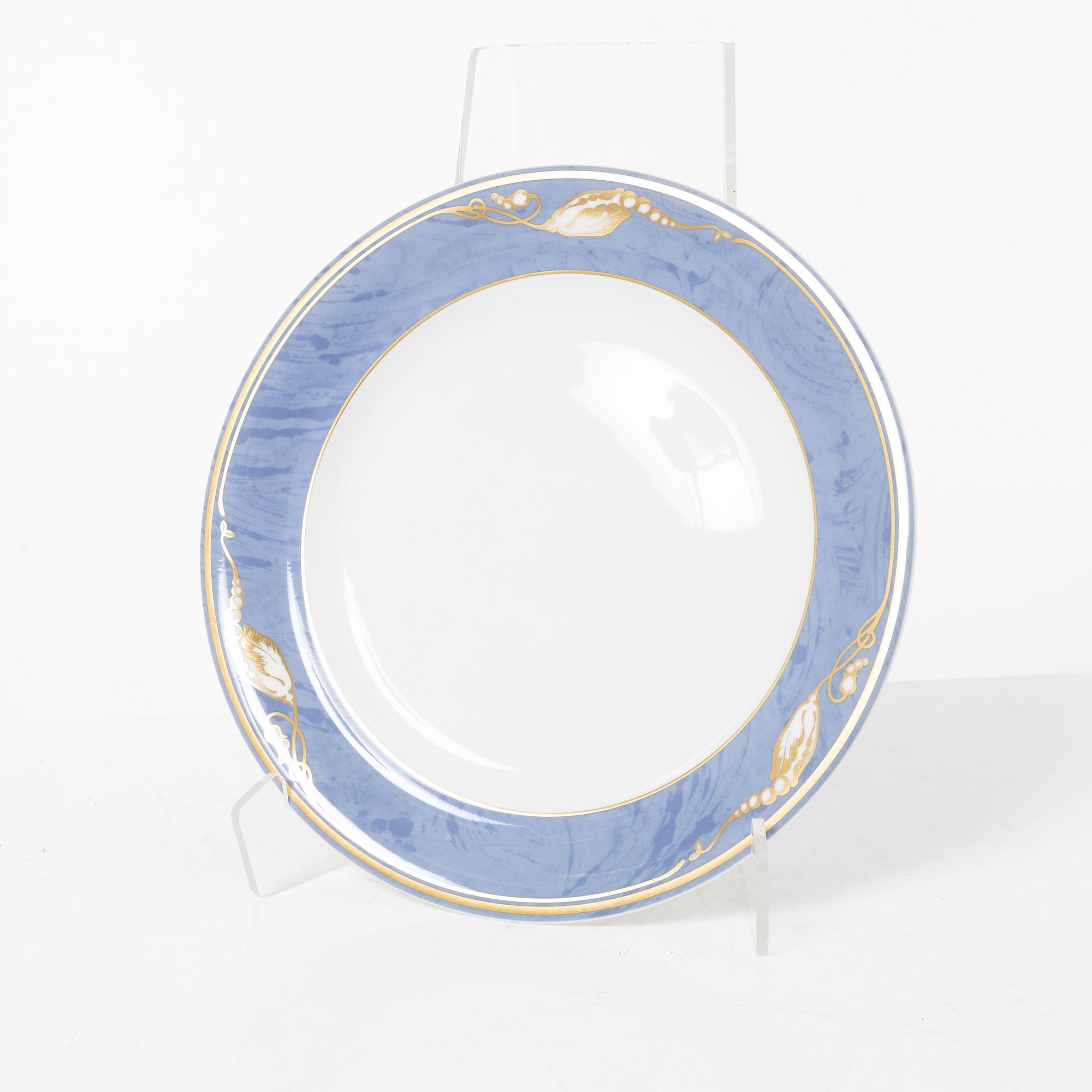 Royal Copenhagen, a 66-piece dinner and coffee service, 'Magnolia', Denmark, 1992-99.