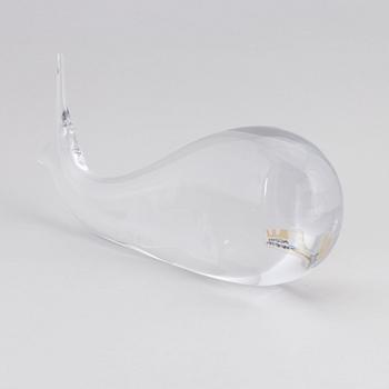 Vicke Lindstrand, a signed glass sculpture from Kosta.