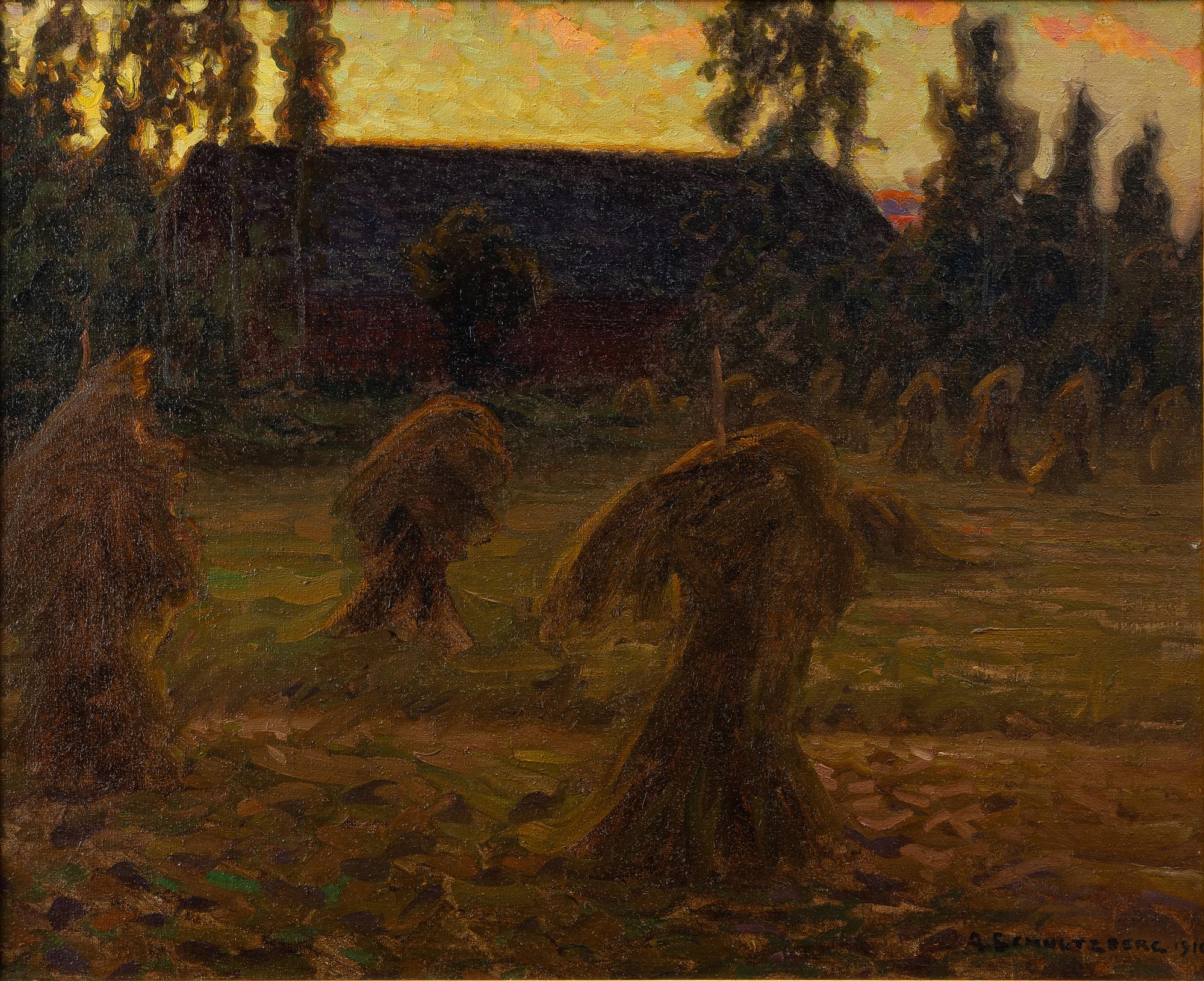 Anshelm Schultzberg, "Lada, Hellsinggården".