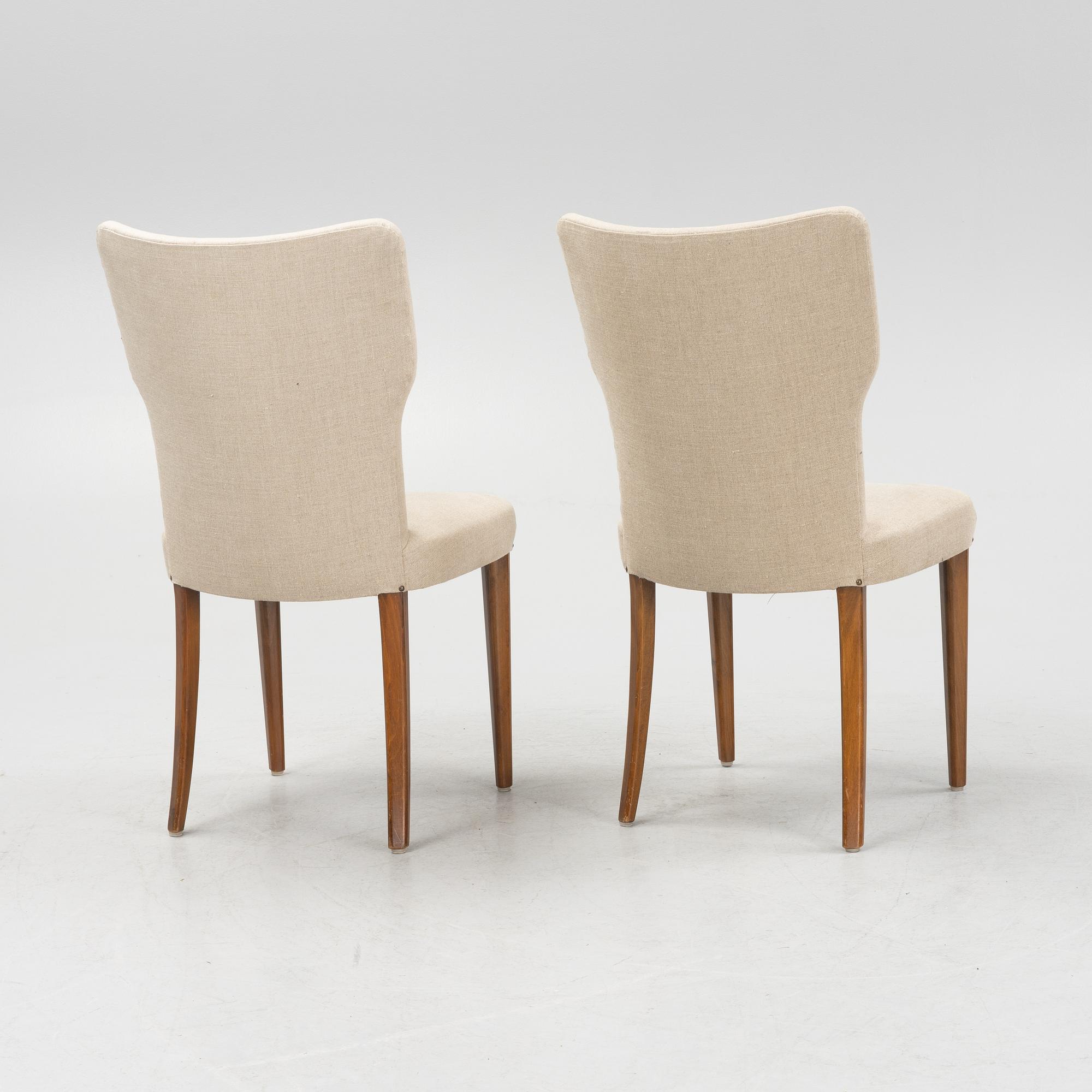 Bertil Fridhagen, a model 'Eugen' dining table, and four chairs from Bodafors, Sweden, 1950's/60's.