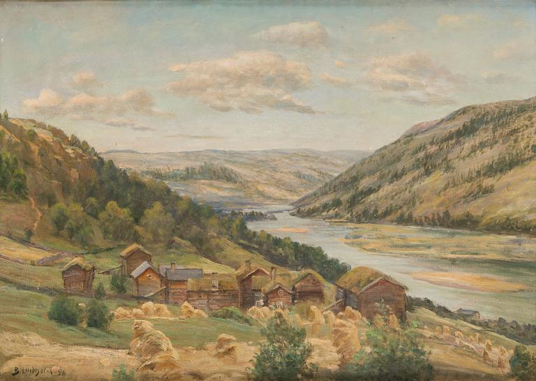 Berndt Lindholm, Landscape from Norway.