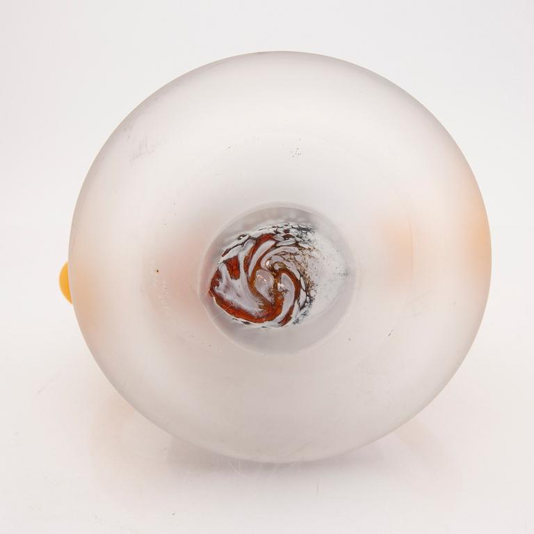 Kjell Engman, a signed glass sculpture Kosta Boda.