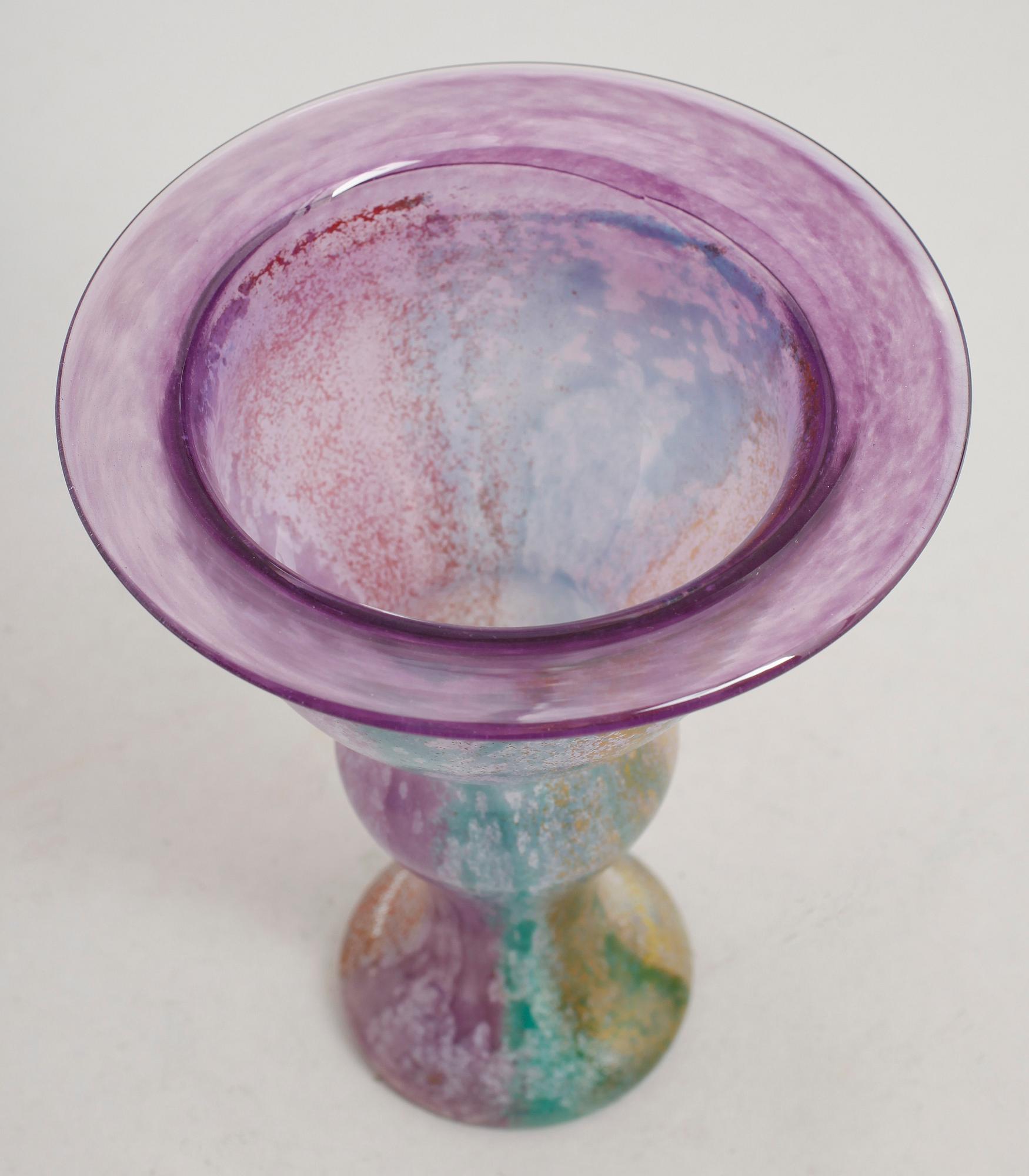 VAS, glas, Kjell Engman, Kosta Boda, signerad.
