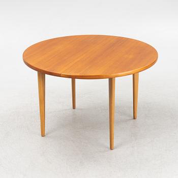 Karl Erik Ekselius, a teak-veneered dining table, JOC, Vetlanda, Sweden, 1960's.