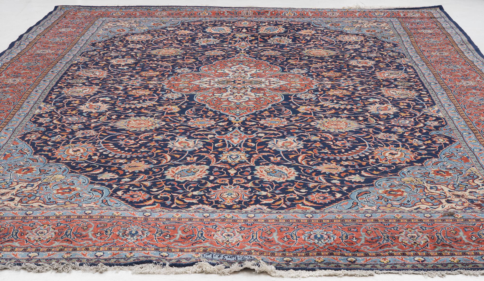 Carpet, Sarouk, approx. 425 x 295 cm.