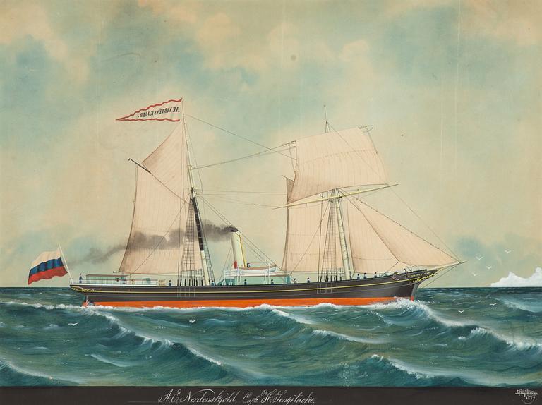 Lars Petter Sjöström, Bröderna Nobels tankarångfartyg "AE Nordenskjöld".