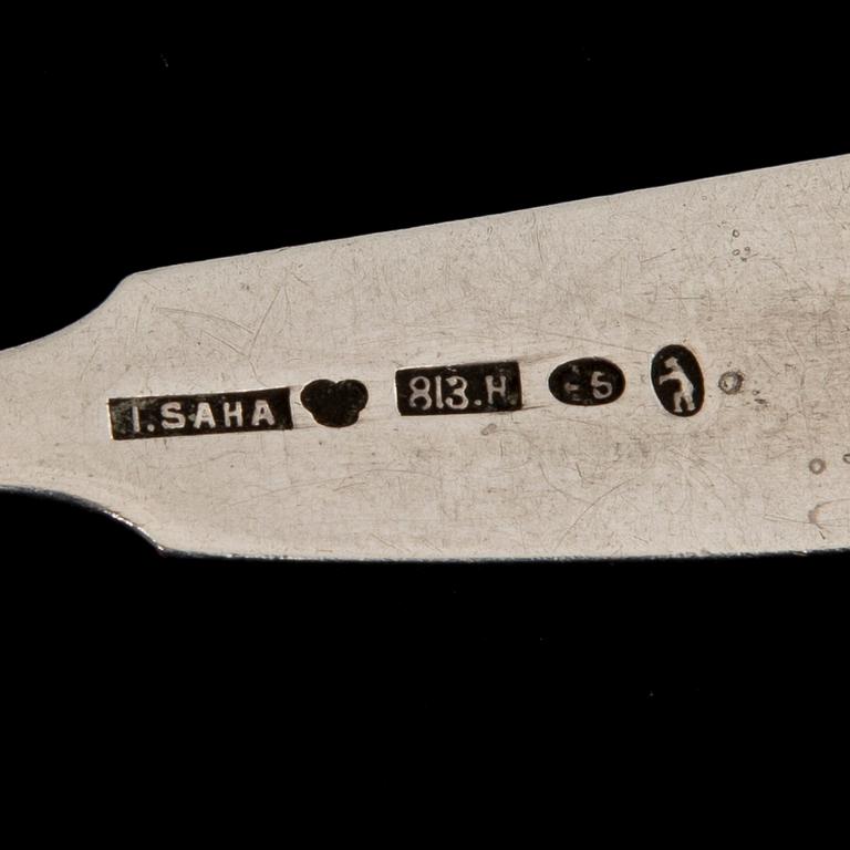 SKEDAR, 12+6+6 st, silver, finska stämplar. Tot vikt 510 g.