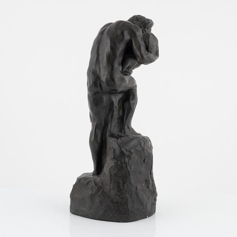 Anders Jönsson, efter, skulptur, patinerad gips.