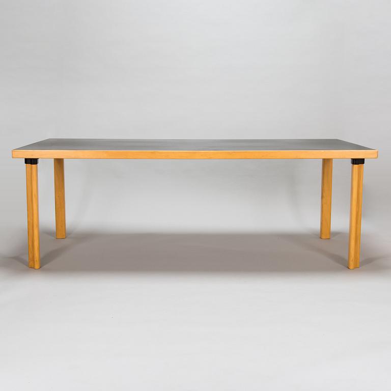 Alvar Aalto, a model 86 table for Artek, 1994.