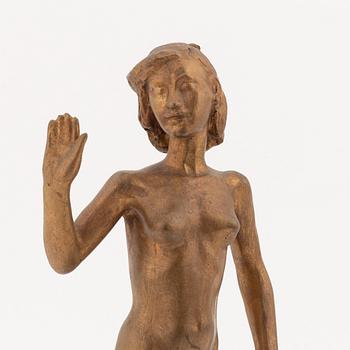 Emil Näsvall, sculpture. Signed, foundry mark. Brons, height 30 cm.