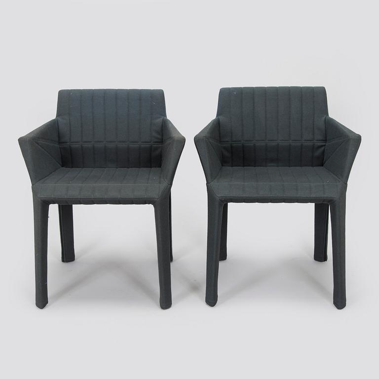 Ligne Roset, a set of 8 'Facett' dining chairs, France.