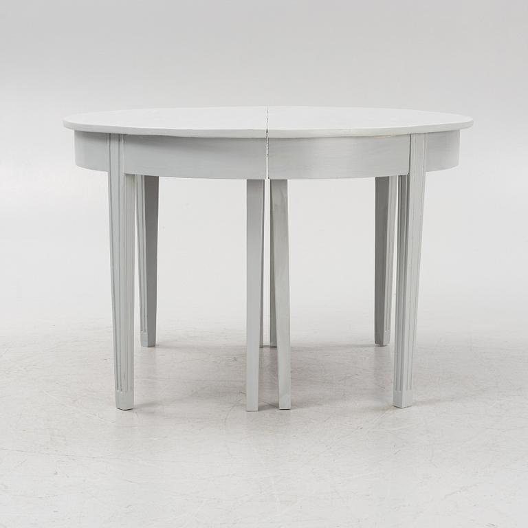 Matbord, gustaviansk stil, sent 1800-tal.