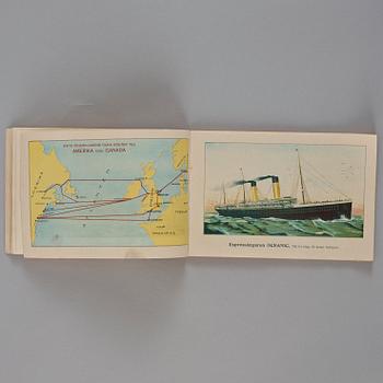 A White Star Line Agent's Brochure, OLYMPIC & TITANIC.