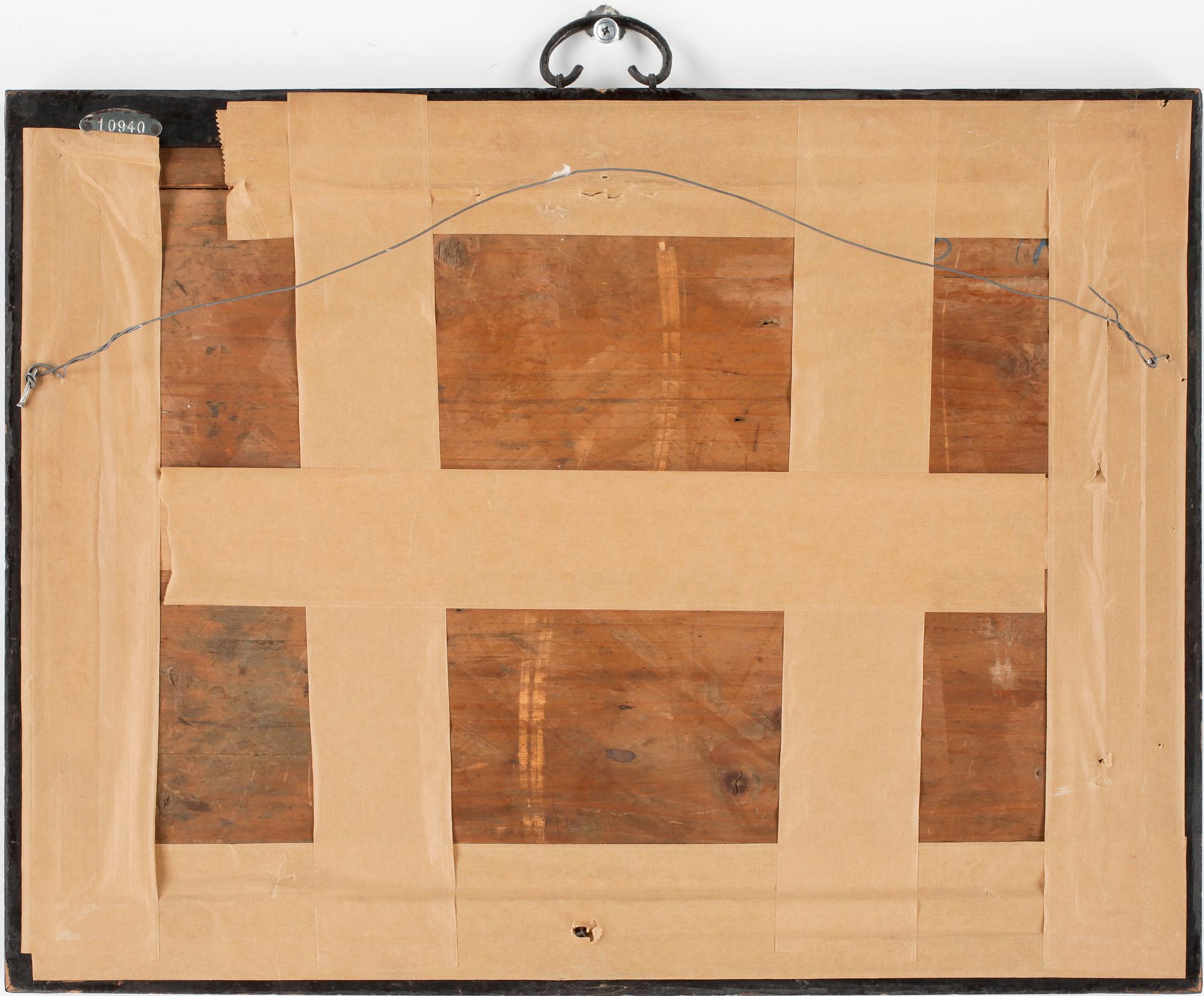 GLASMÅLNING, Kina, sannolikt 1900-tal.