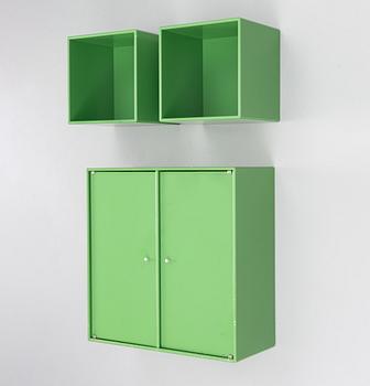 Peter J Lassen, a cabinet and 2 shelves/bedside stands. Montana.