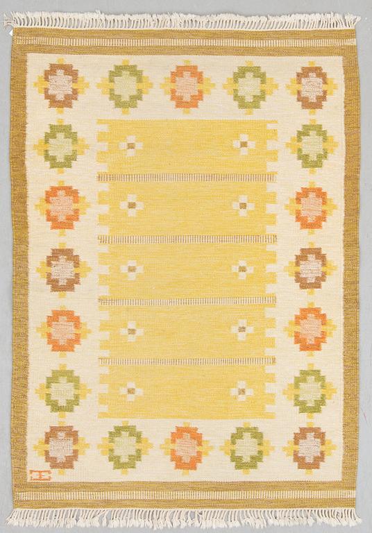 MATTA, rölakan, signerad med spegelmonogram EE. Ca 197 x 140 cm.