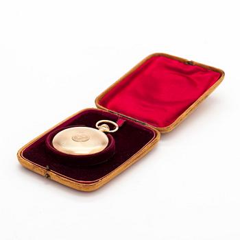 Borel fils & Cie, pocket watch, hunter, quarter repeater, 54 mm.