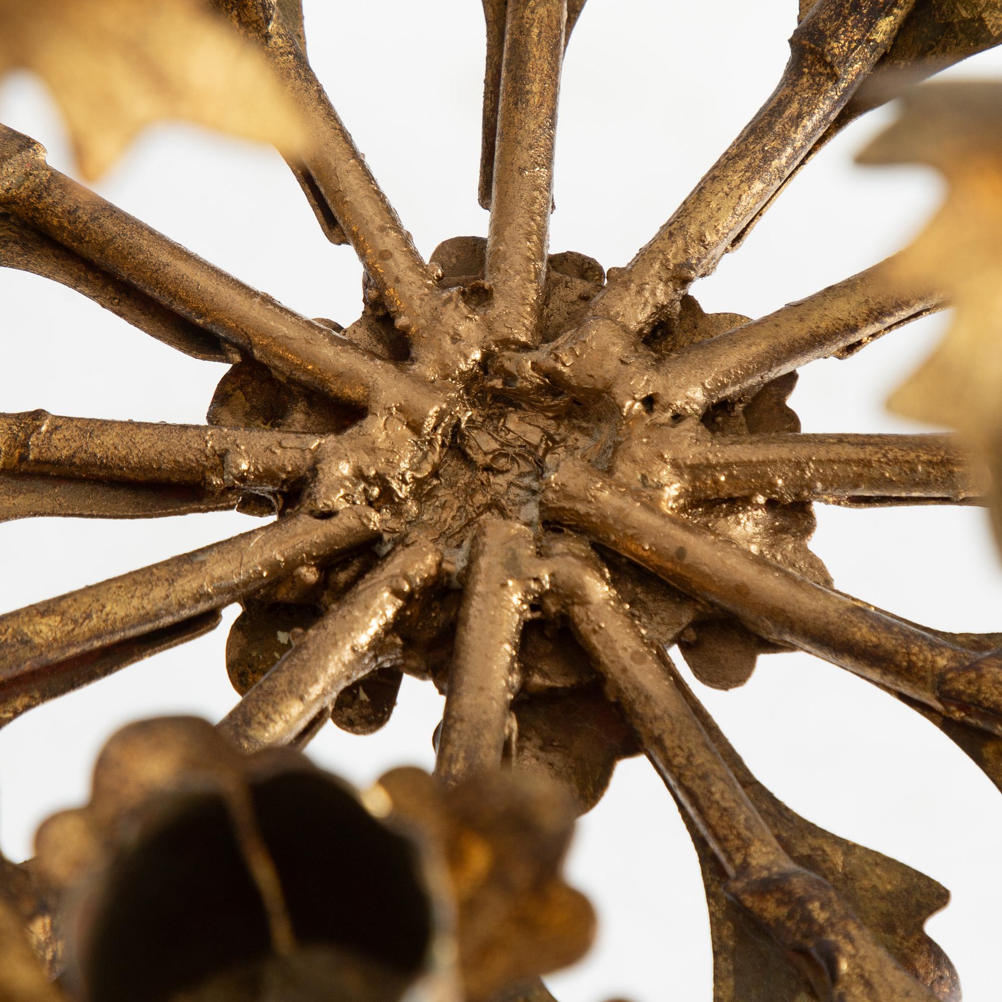 A Rococo-style chandelier, second half of the 20th century.