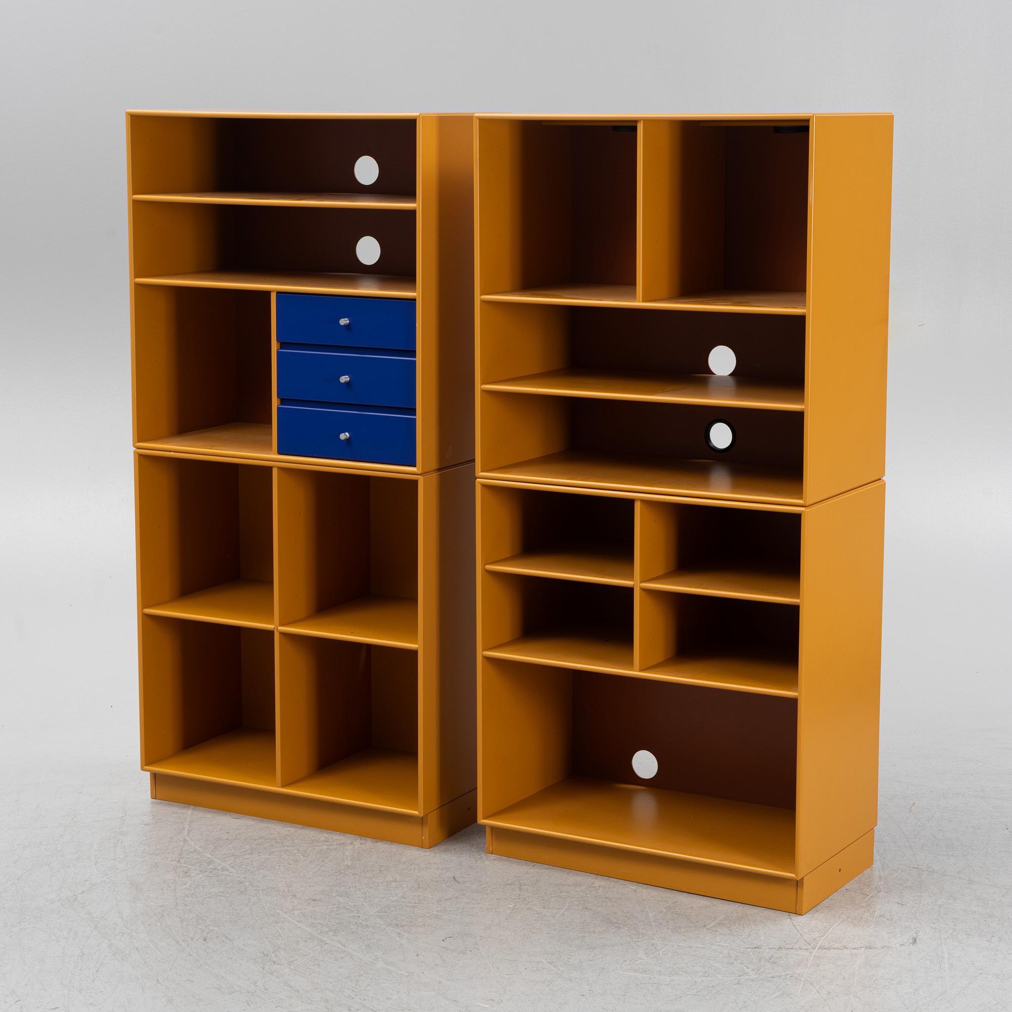 Peter J Lassen, modulsystem, 4 delar, "Montana", Danmark.