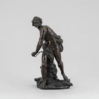SKULPTUR, brons, ej sign, 1800-tal.